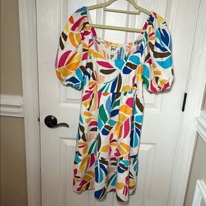 Tabitha Brown Target Botanical Print Dress